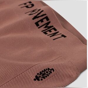 Free People Movement Long Haul leggings- NWT M/L Embroidered logo front/back!